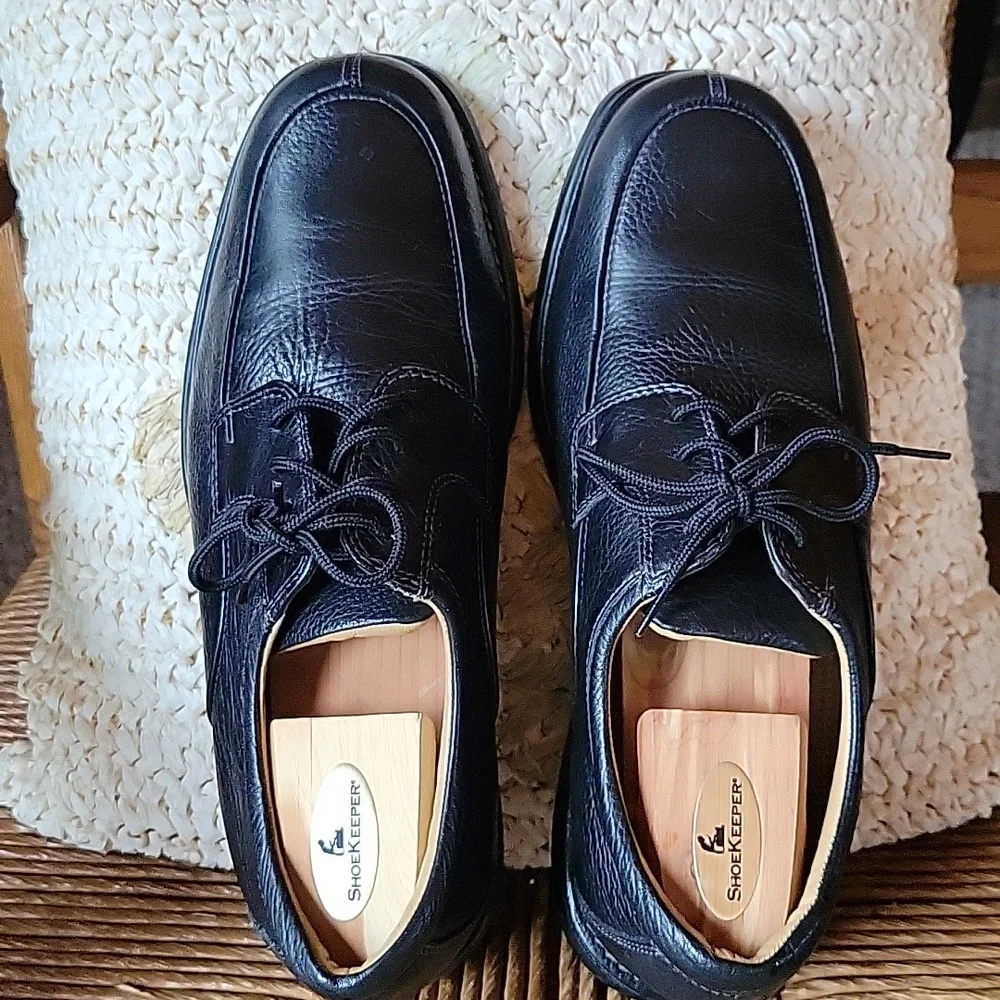 Nunn Bush leather lace up oxford, black, size 10M